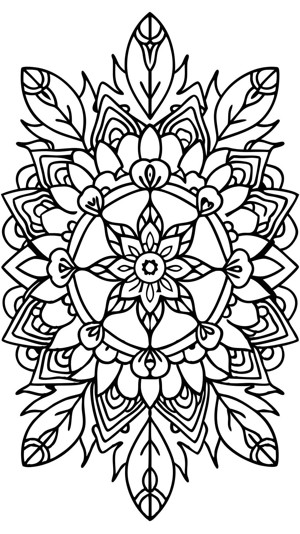 coloriages de motifs de conception de vie naturelle pdf